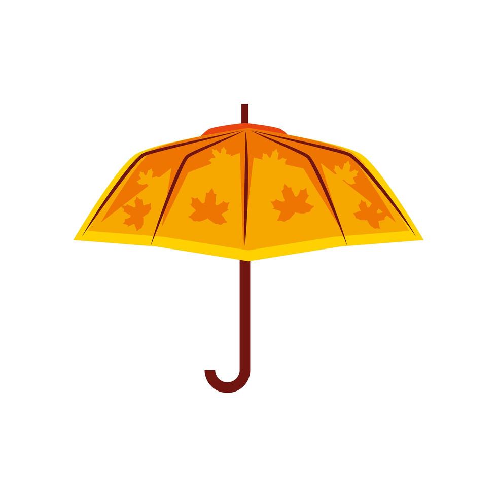 Regenschirmblätter Zubehör vektor