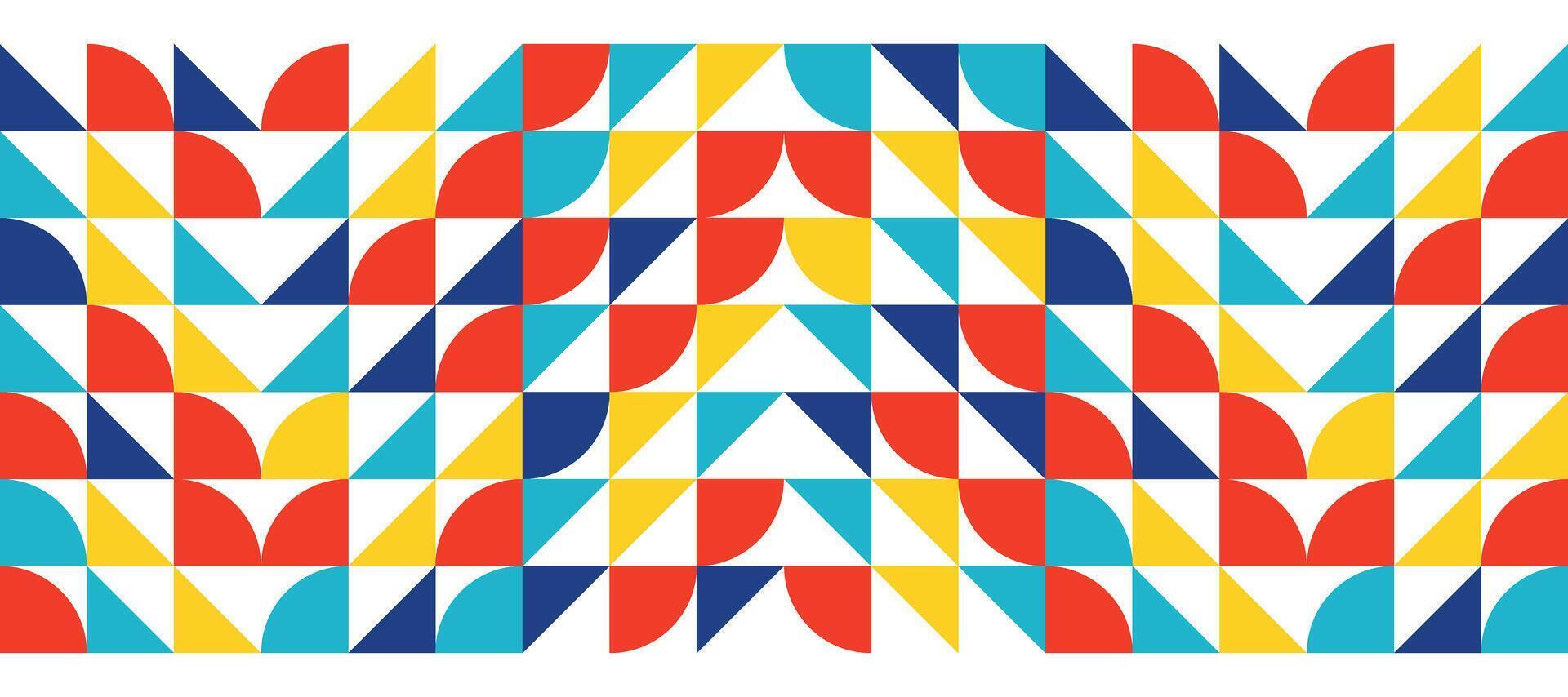 färgrik triangel mosaik- geometrisk diagonal design bakgrund bakgrund vektor