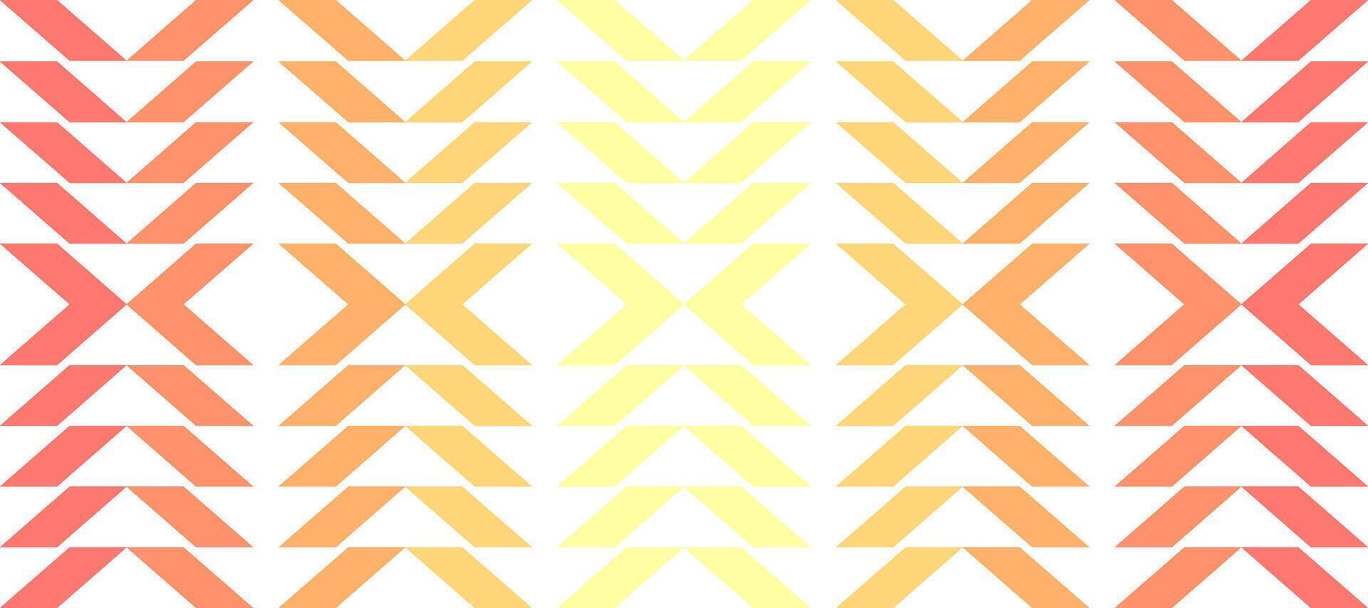 abstrakt hell Mosaik Pfeil Chevron dekorativ Design Hintergrund vektor