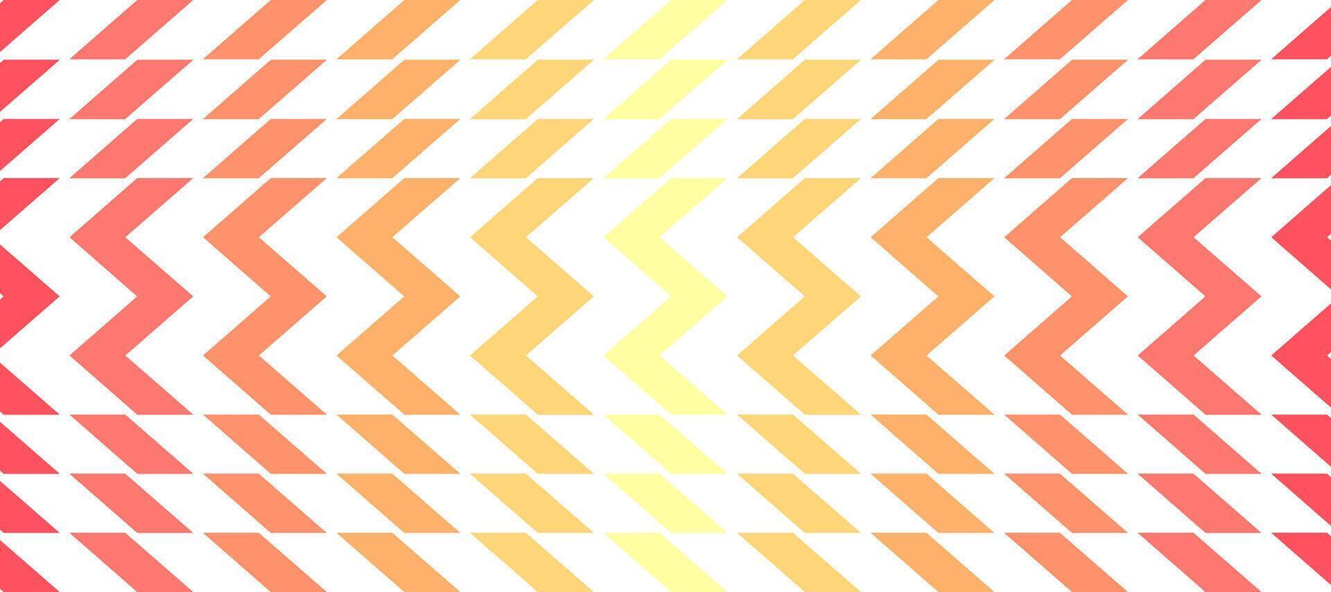 abstrakt Orange Pfeil Chevron dekorativ Design Hintergrund vektor