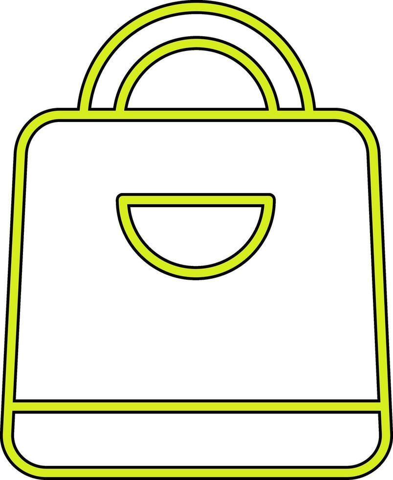 Einkaufen Tasche vecto Symbol vektor