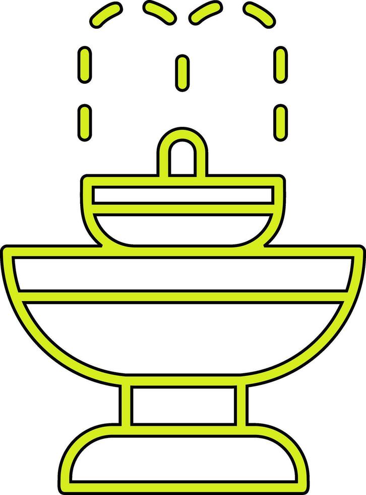 Brunnen vecto Symbol vektor