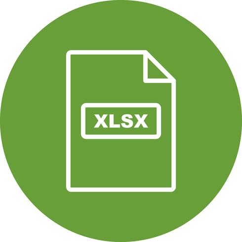 xlsx vektorikonen vektor