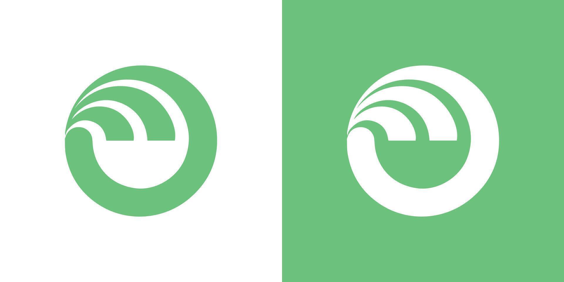 vektor o logotyp företag teknologi cirkel logotyp och symboler vektor design grafisk