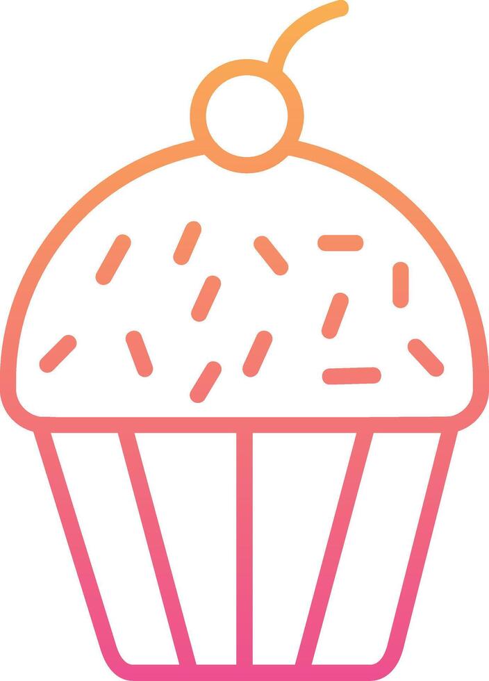 Cupcake vecto Symbol vektor