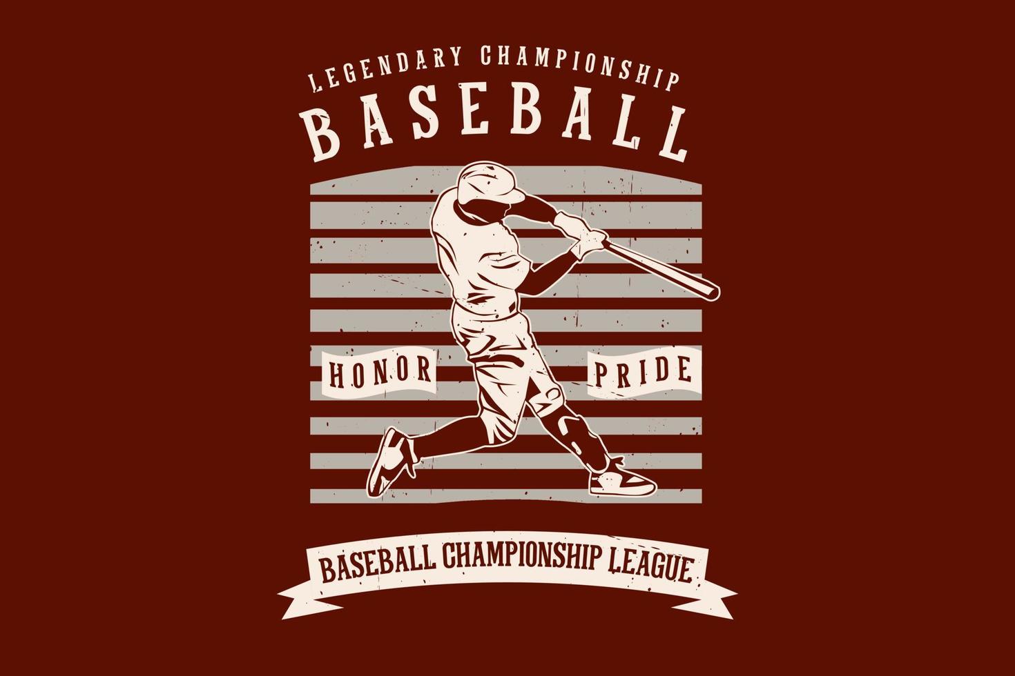 baseball championship league siluettdesign vektor