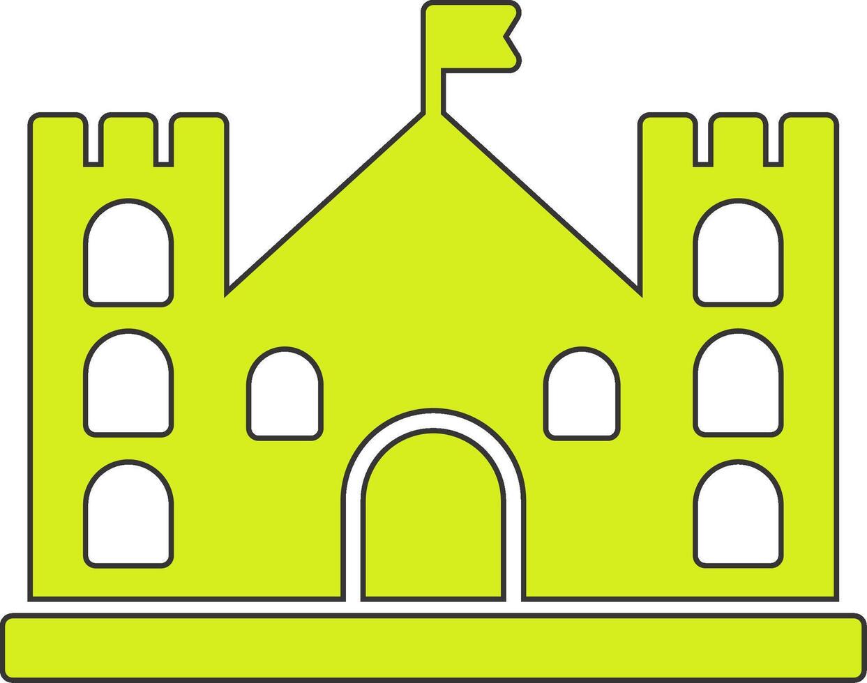 Schloss vecto Symbol vektor