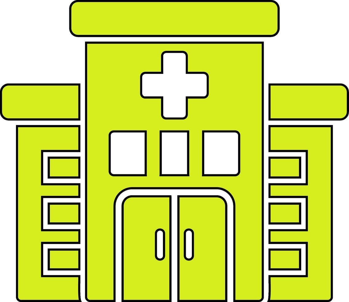 Krankenhaus vecto Symbol vektor