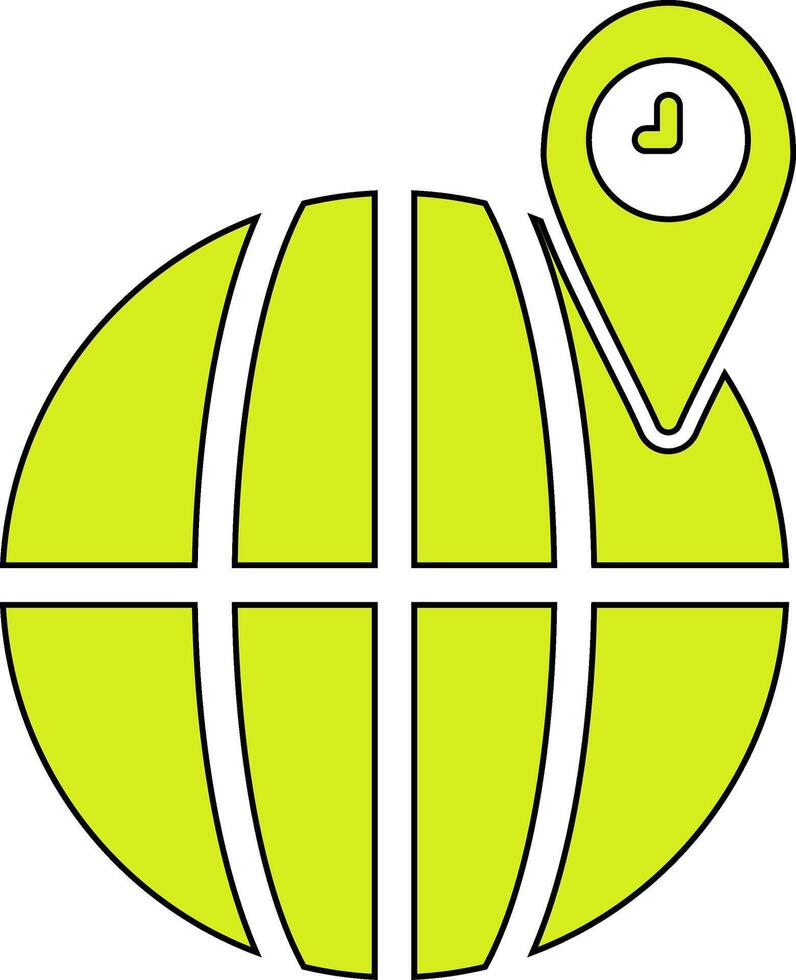 Globus Ort vecto Symbol vektor