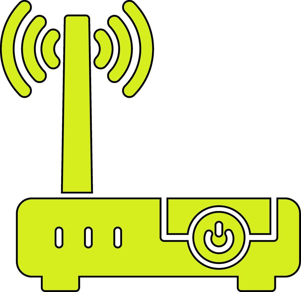 Router Gerät vecto Symbol vektor