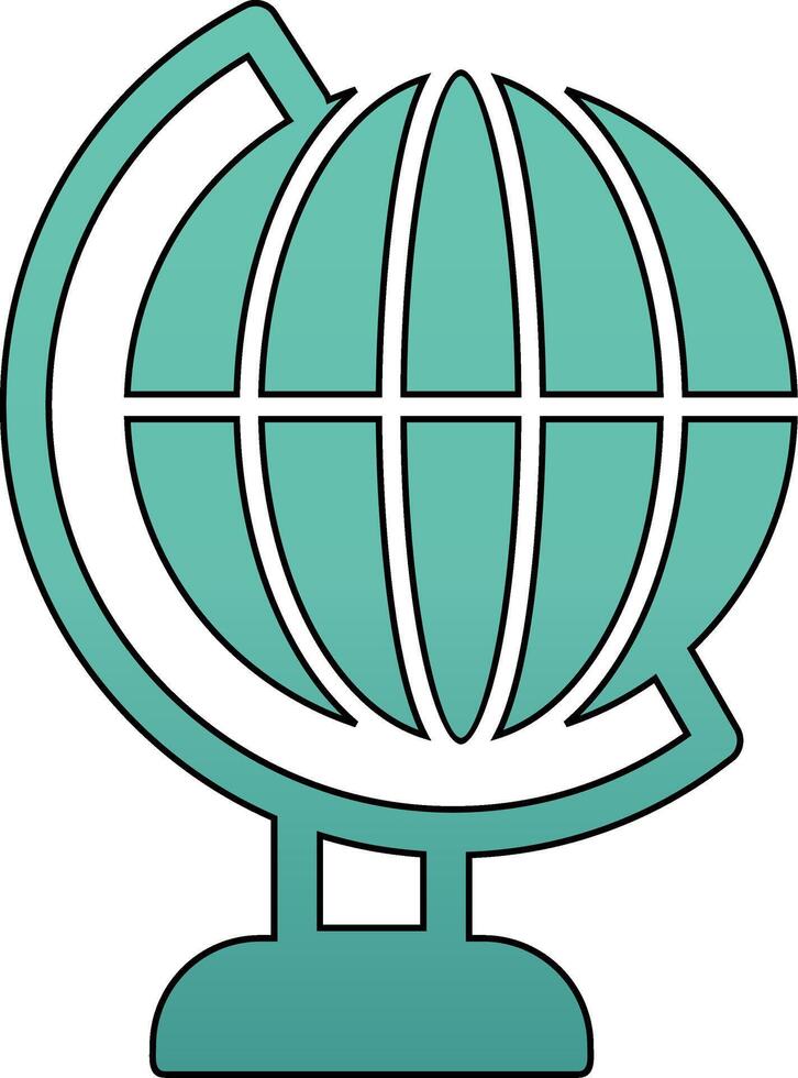 Welt Globus vecto Symbol vektor