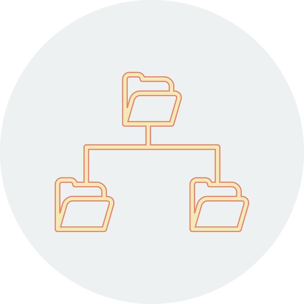 Mappe Daten Teilen vecto Symbol vektor