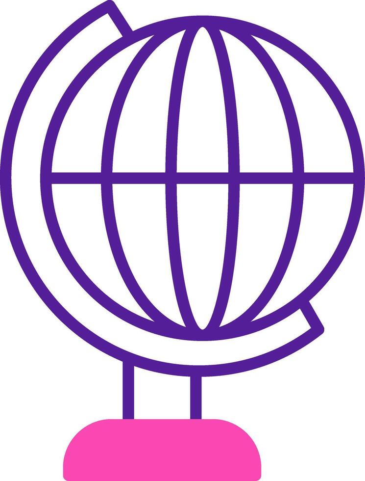 Welt Globus vecto Symbol vektor