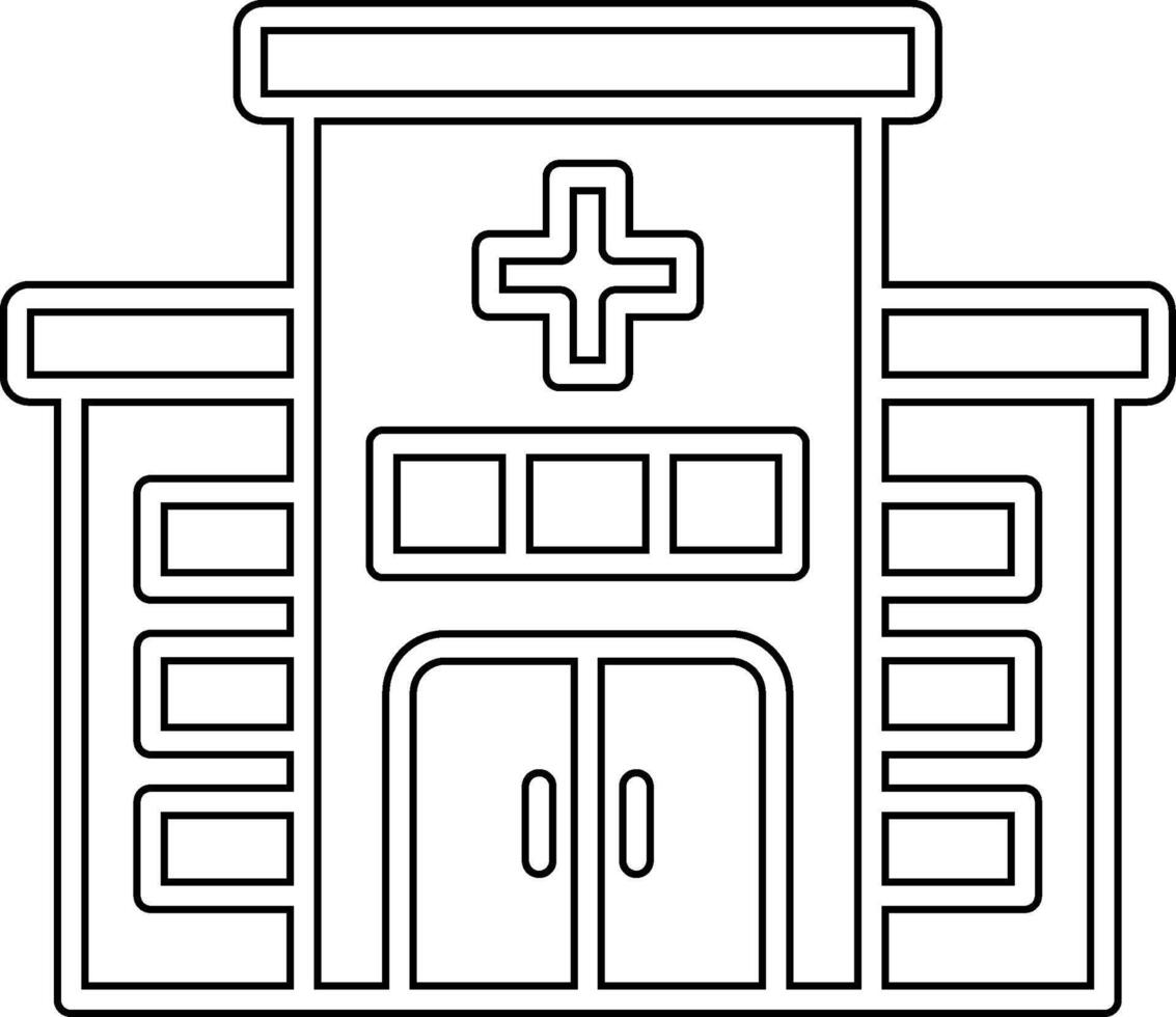 Krankenhaus vecto Symbol vektor