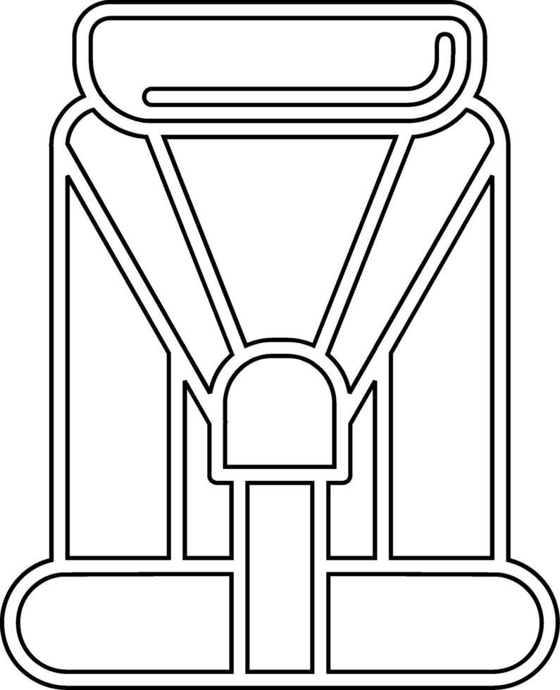 Auto Sitz Baby vecto Symbol vektor