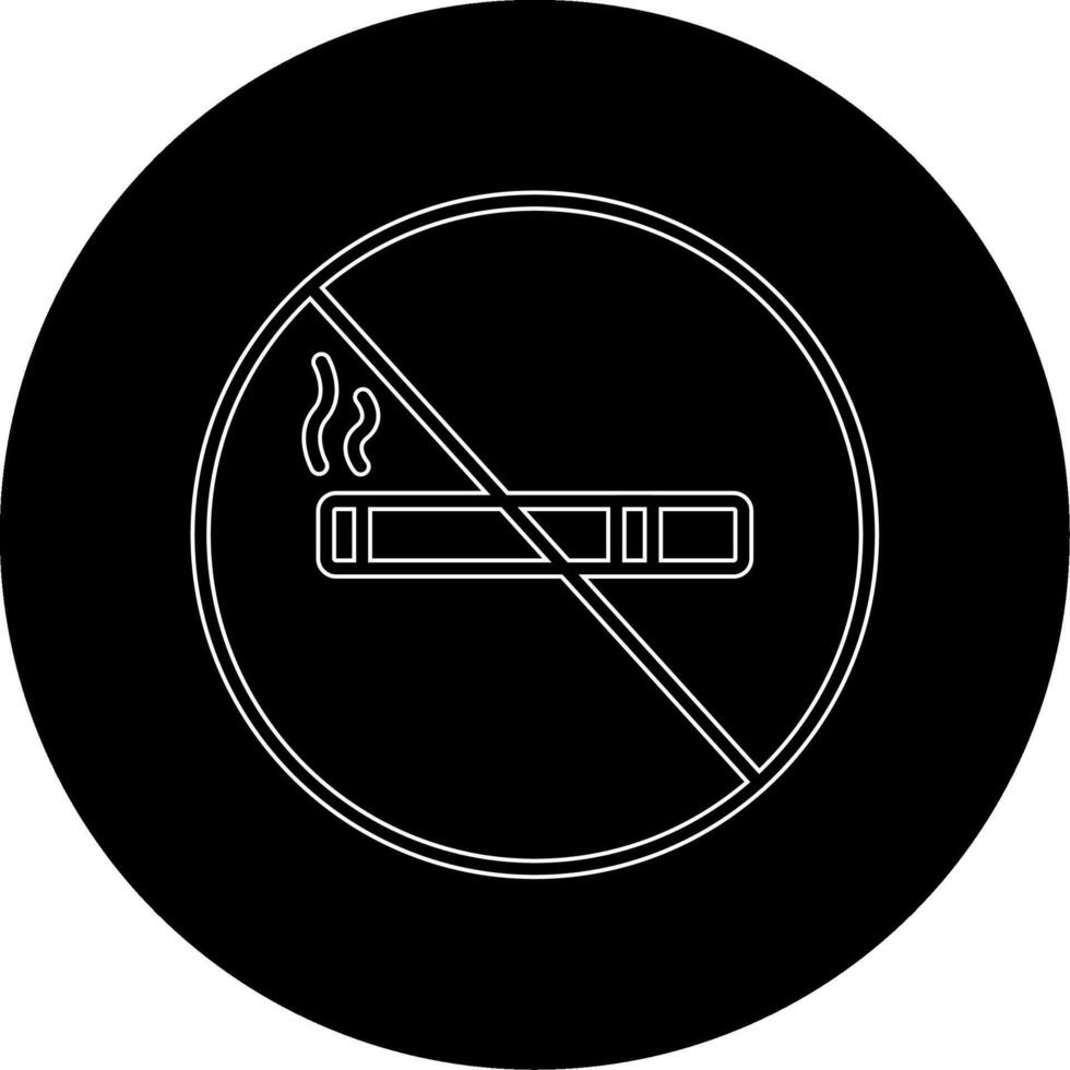 Nein Rauchen vecto Symbol vektor