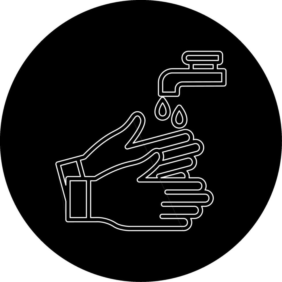 Hand waschen vecto Symbol vektor