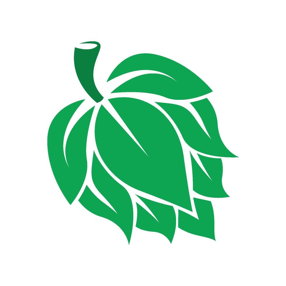 Blatt-Symbol-Logo-Design vektor