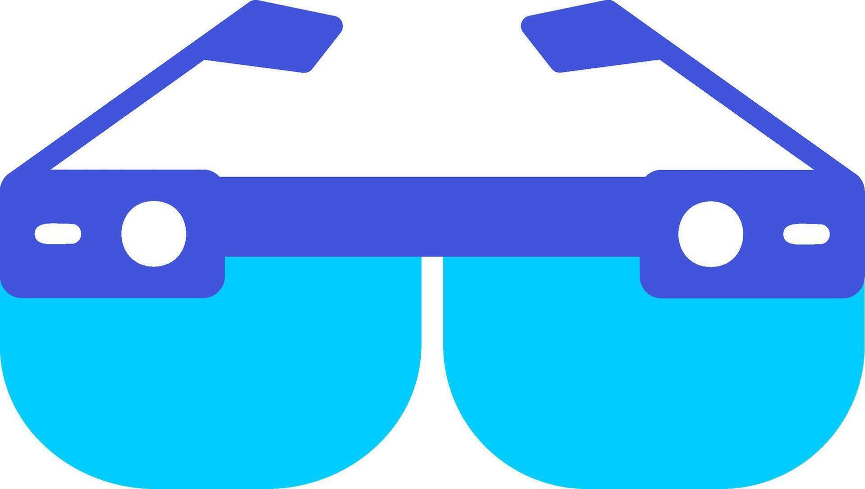 smart glasögon Vecto ikon vektor