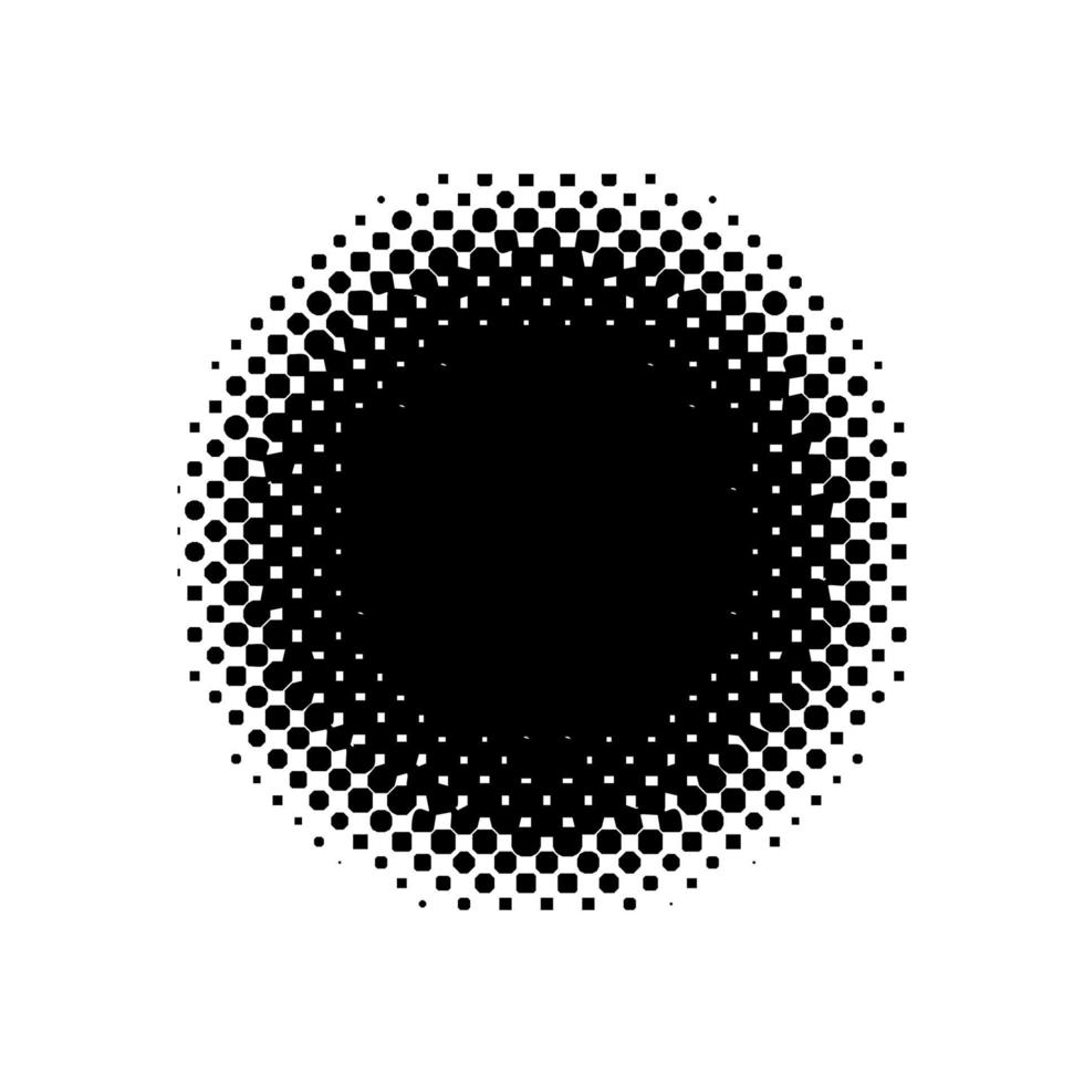 Ornament Kreis gepunkteter Hintergrund vektor