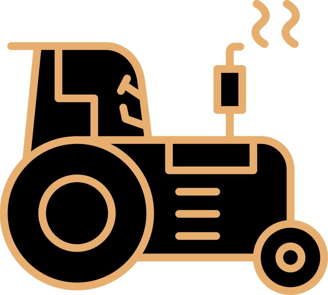 Traktor vecto Symbol vektor