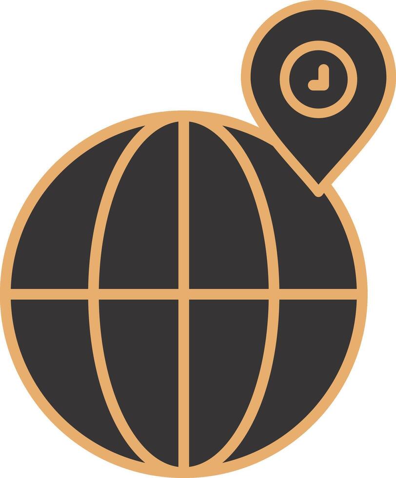 Globus Ort vecto Symbol vektor
