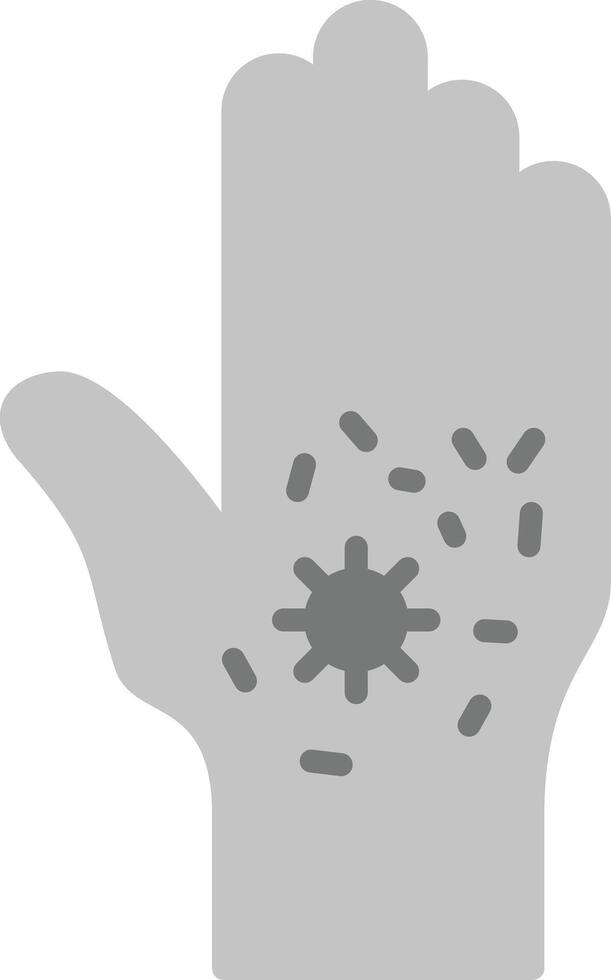 smutsig hand Vecto ikon vektor