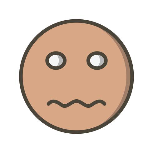 Nervous Emoji Vector Icon