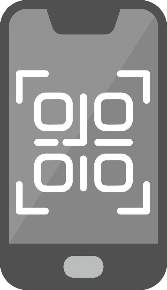 Smartphone qr Code vecto Symbol vektor