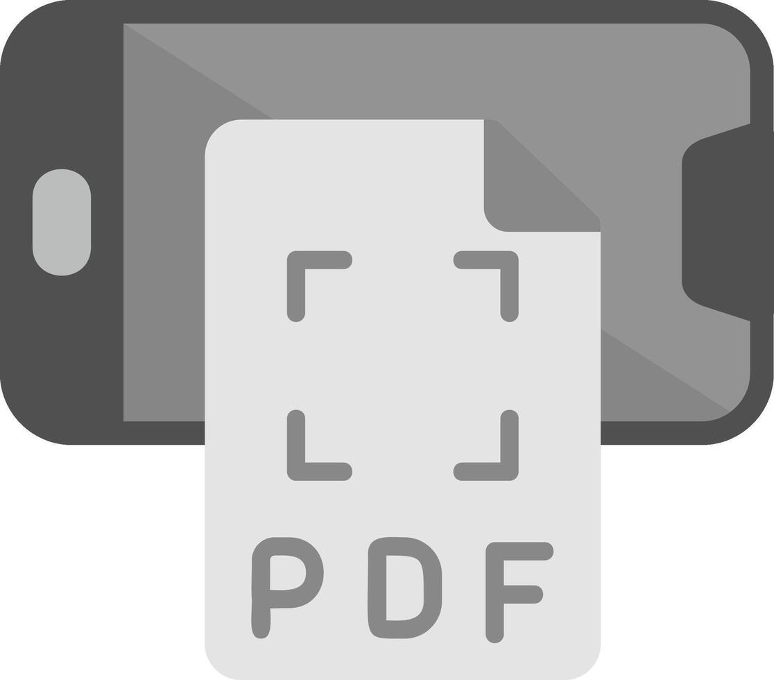 Smartphone pdf vecto Symbol vektor