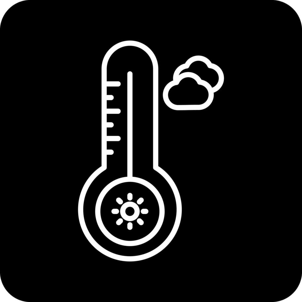 Temperatur heiß vecto Symbol vektor