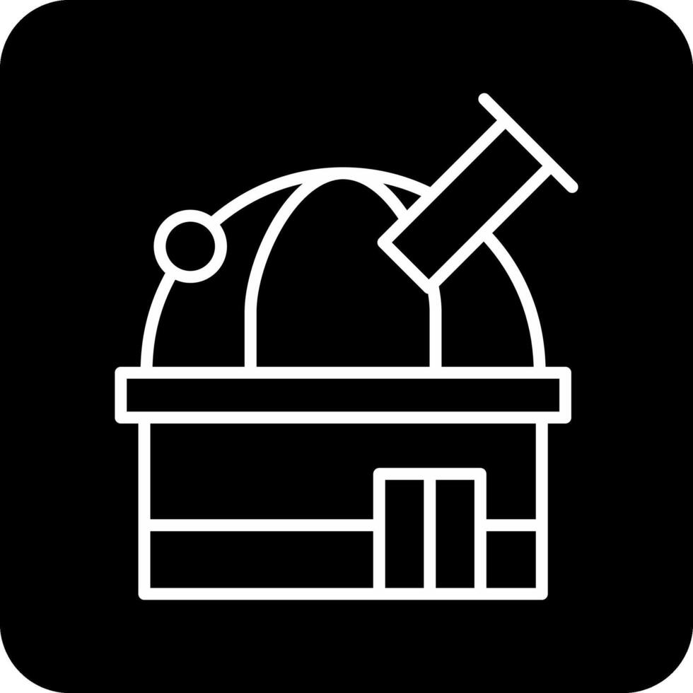 Plats observatorium Vecto ikon vektor