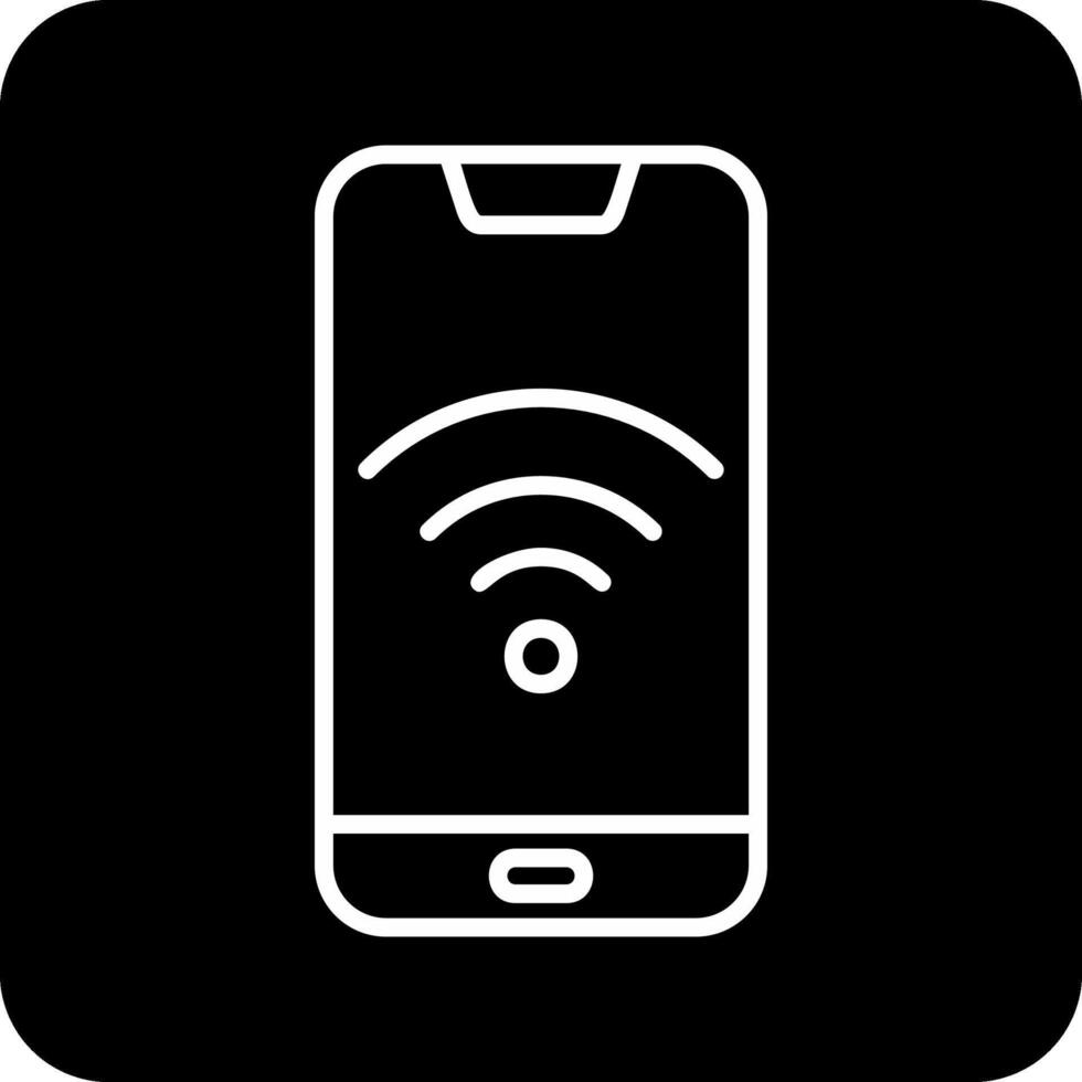 Smartphone W-lan vecto Symbol vektor