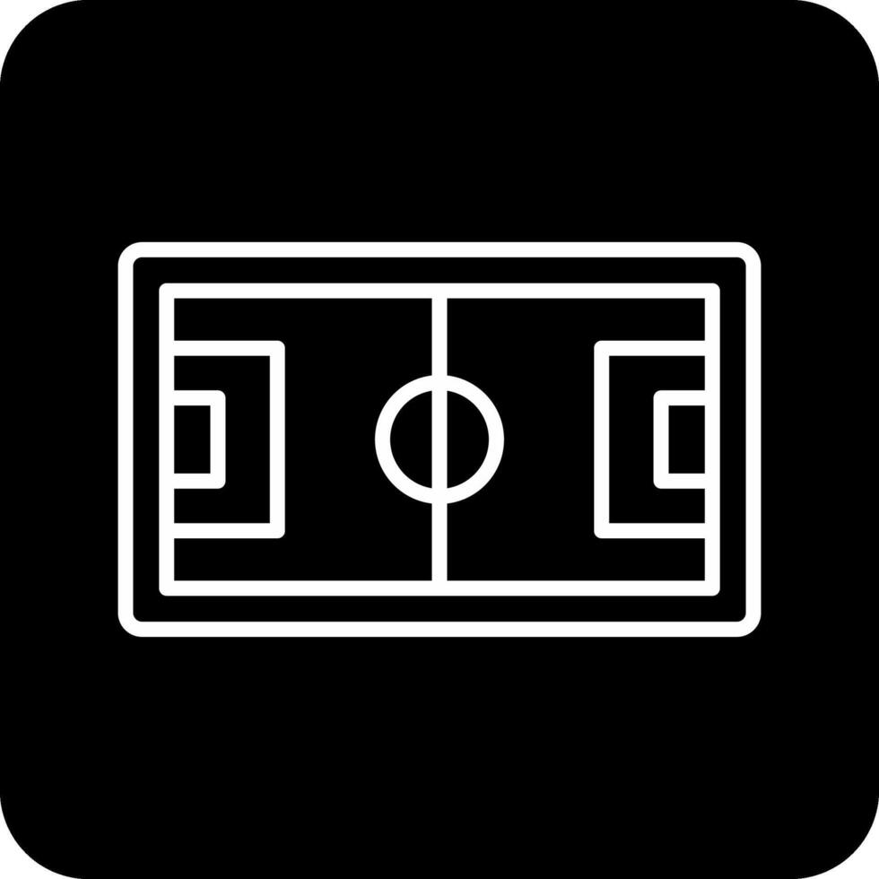 Fußball Tonhöhe vecto Symbol vektor