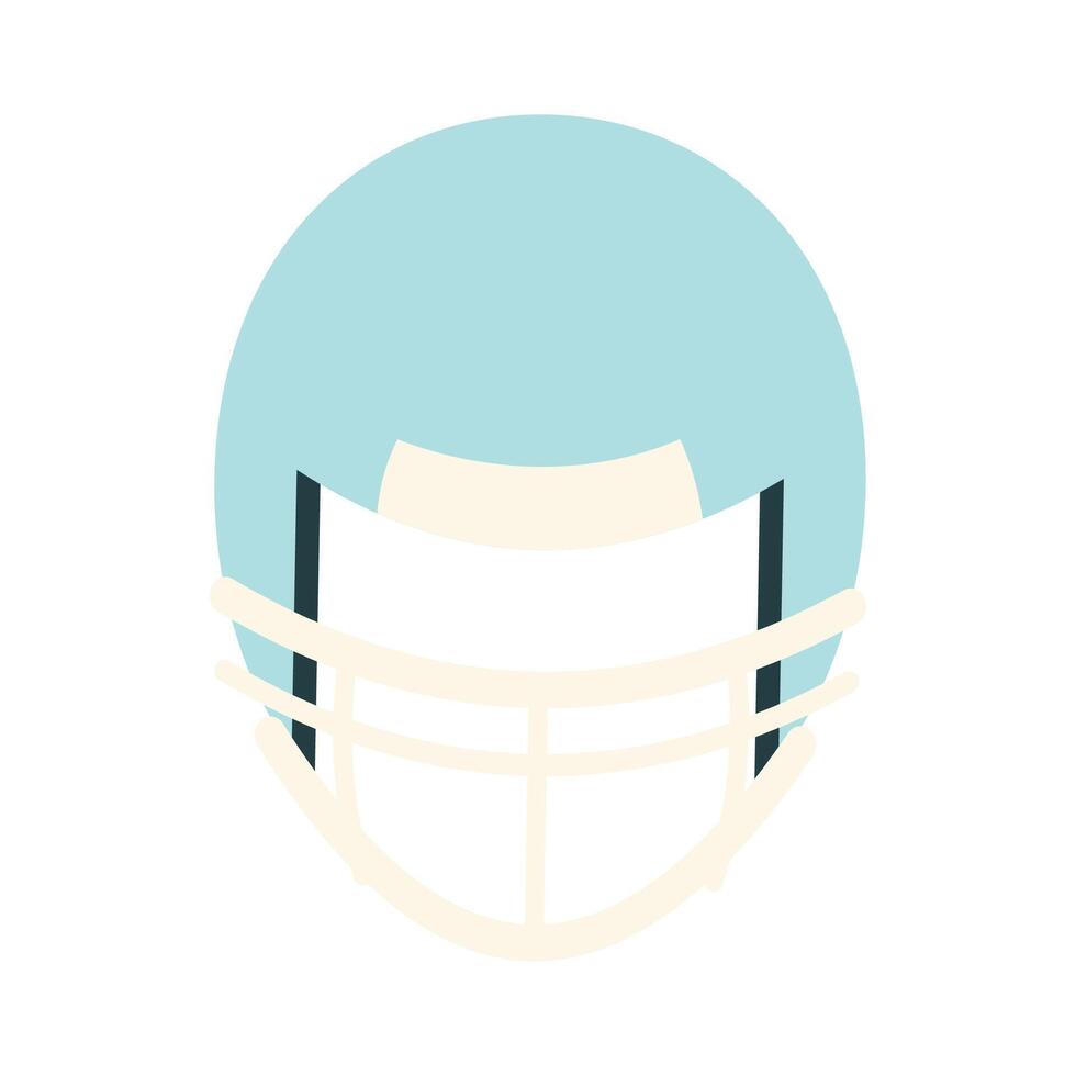 Fußball Helm Symbol vektor