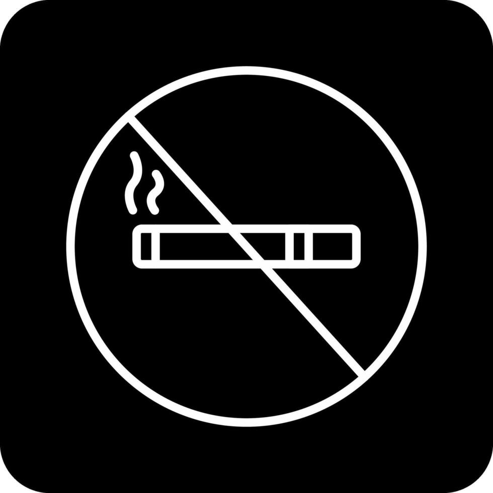 Nej rökning Vecto ikon vektor
