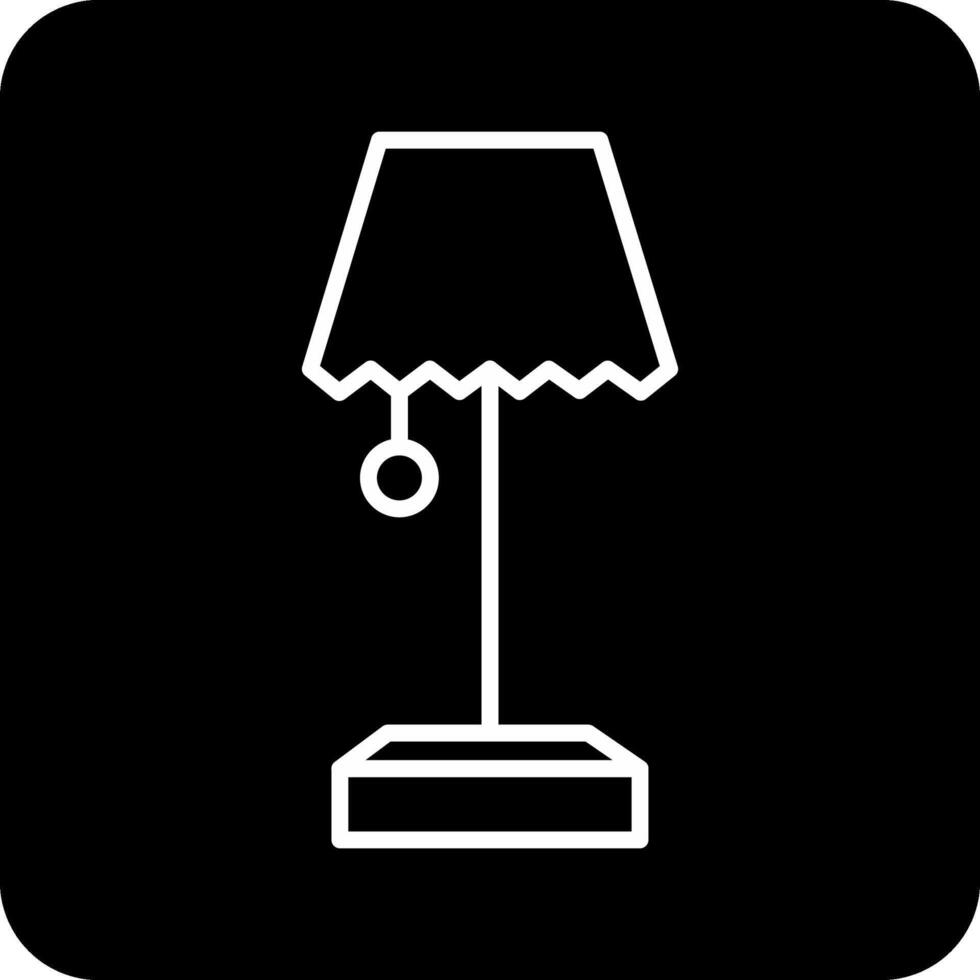 Tabelle Lampe vecto Symbol vektor