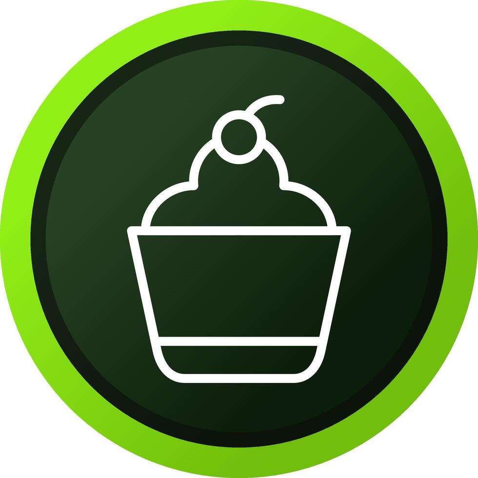 Cupcake kreatives Icon-Design vektor