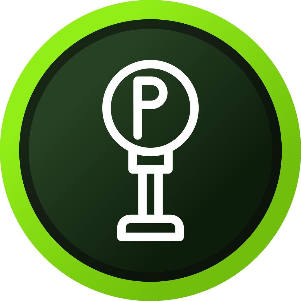 Parkschild kreatives Icon-Design vektor