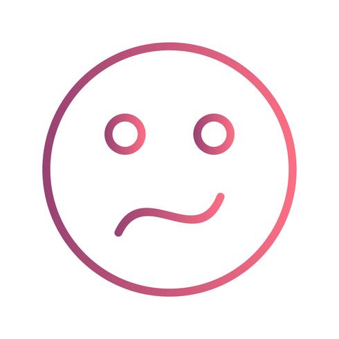 Förvirrad Emoji Vector Icon