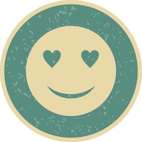 Liebe Emoji-Vektor-Symbol vektor