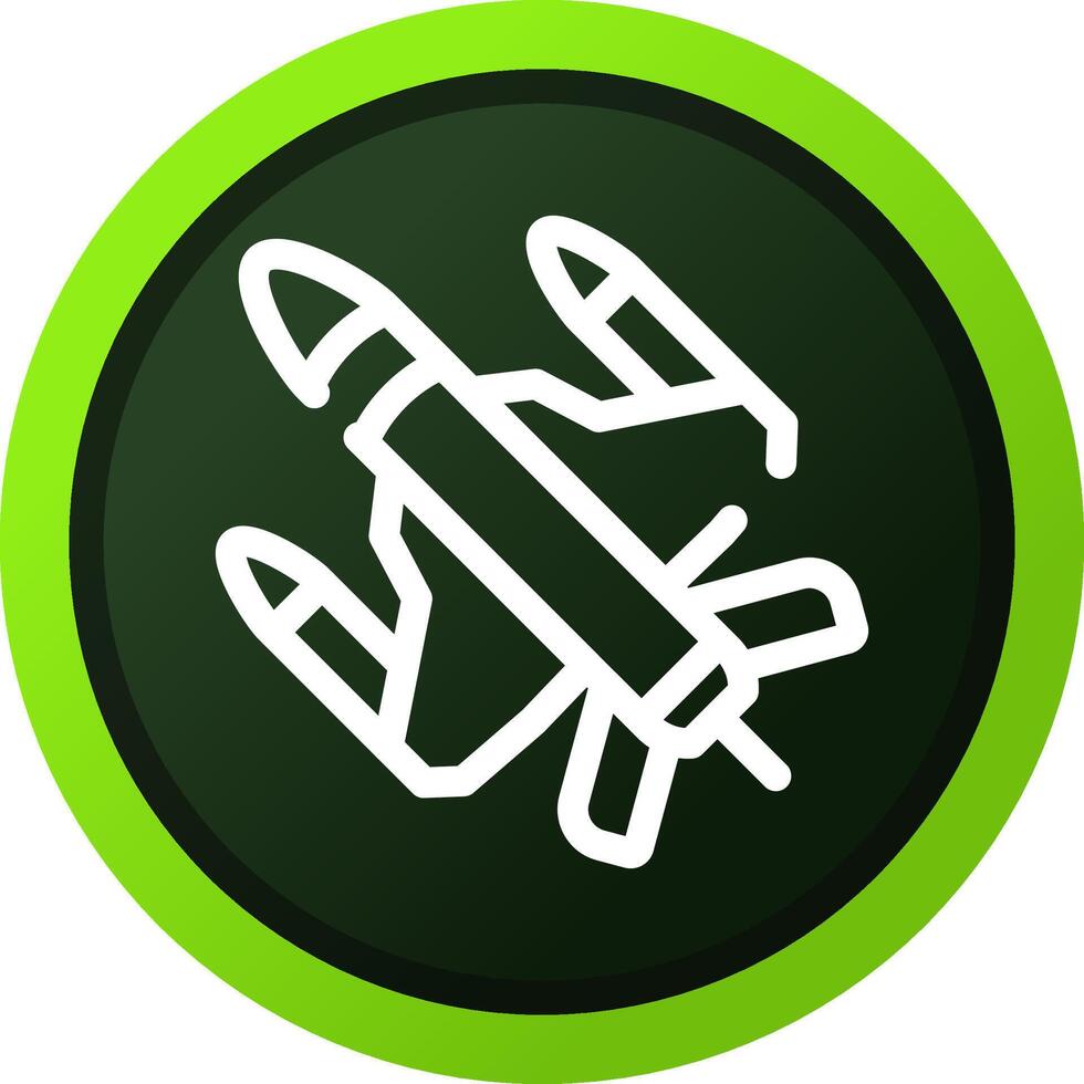 Flugzeug kreatives Icon-Design vektor