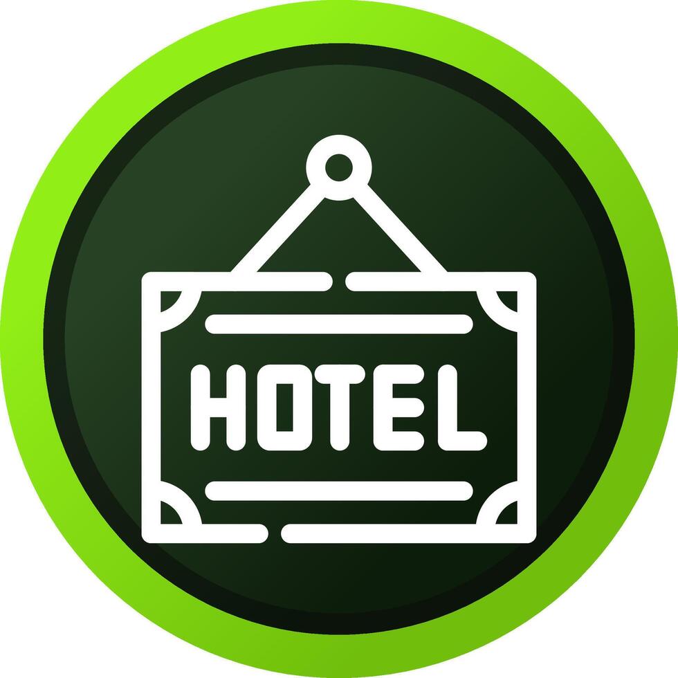 Hotel kreatives Icon-Design vektor