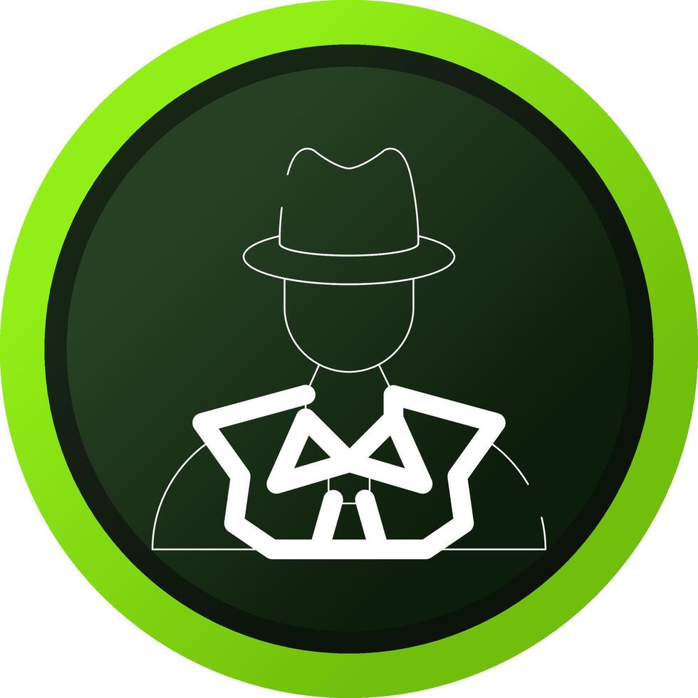 Spionage kreatives Icon-Design vektor