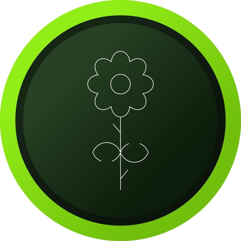 kreatives Icon-Design mit Blumen vektor