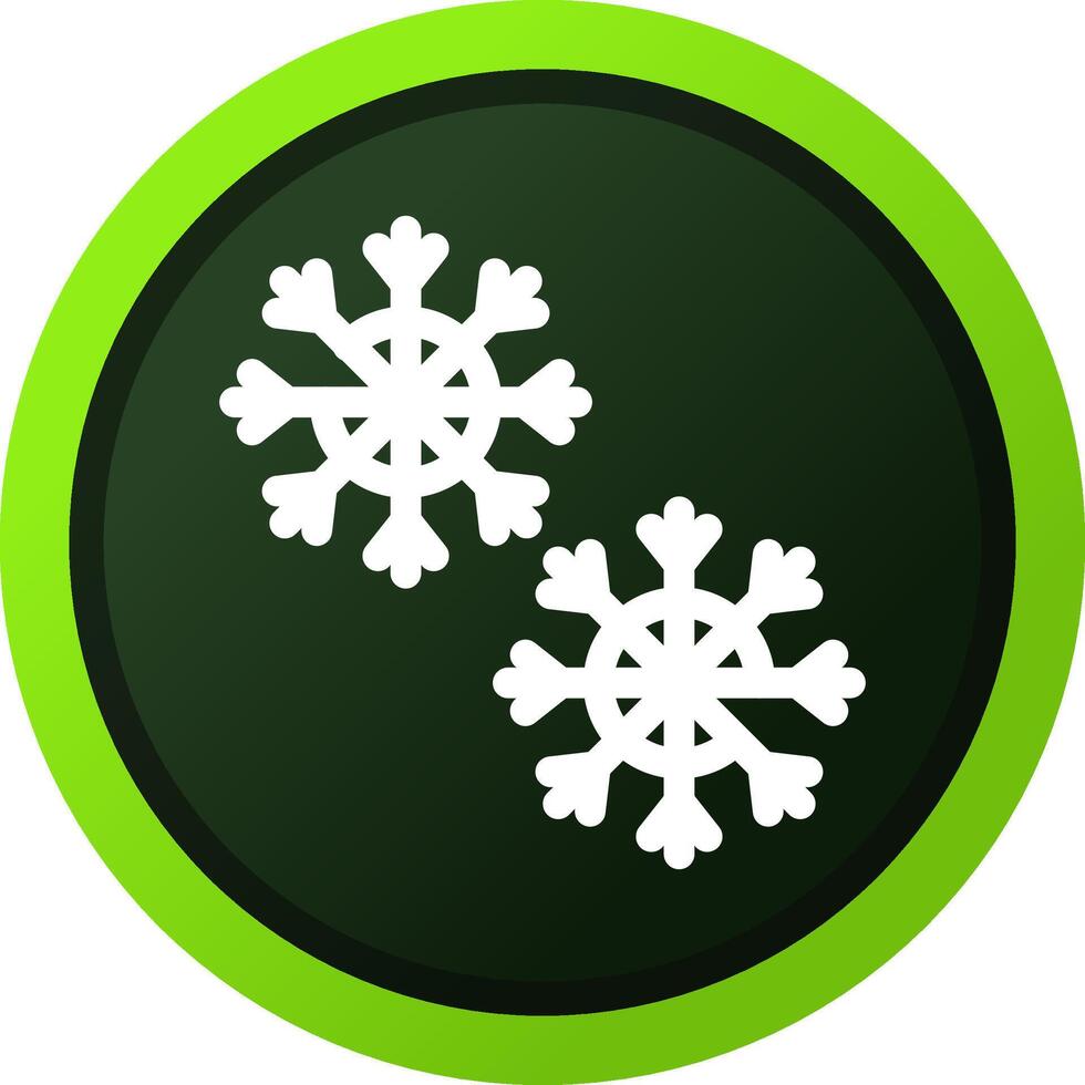 Schneeflocke kreatives Icon-Design vektor