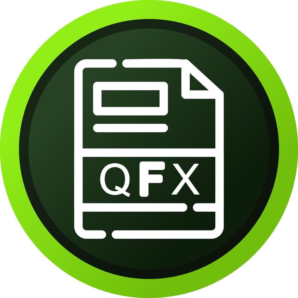 qfx kreativ ikon design vektor