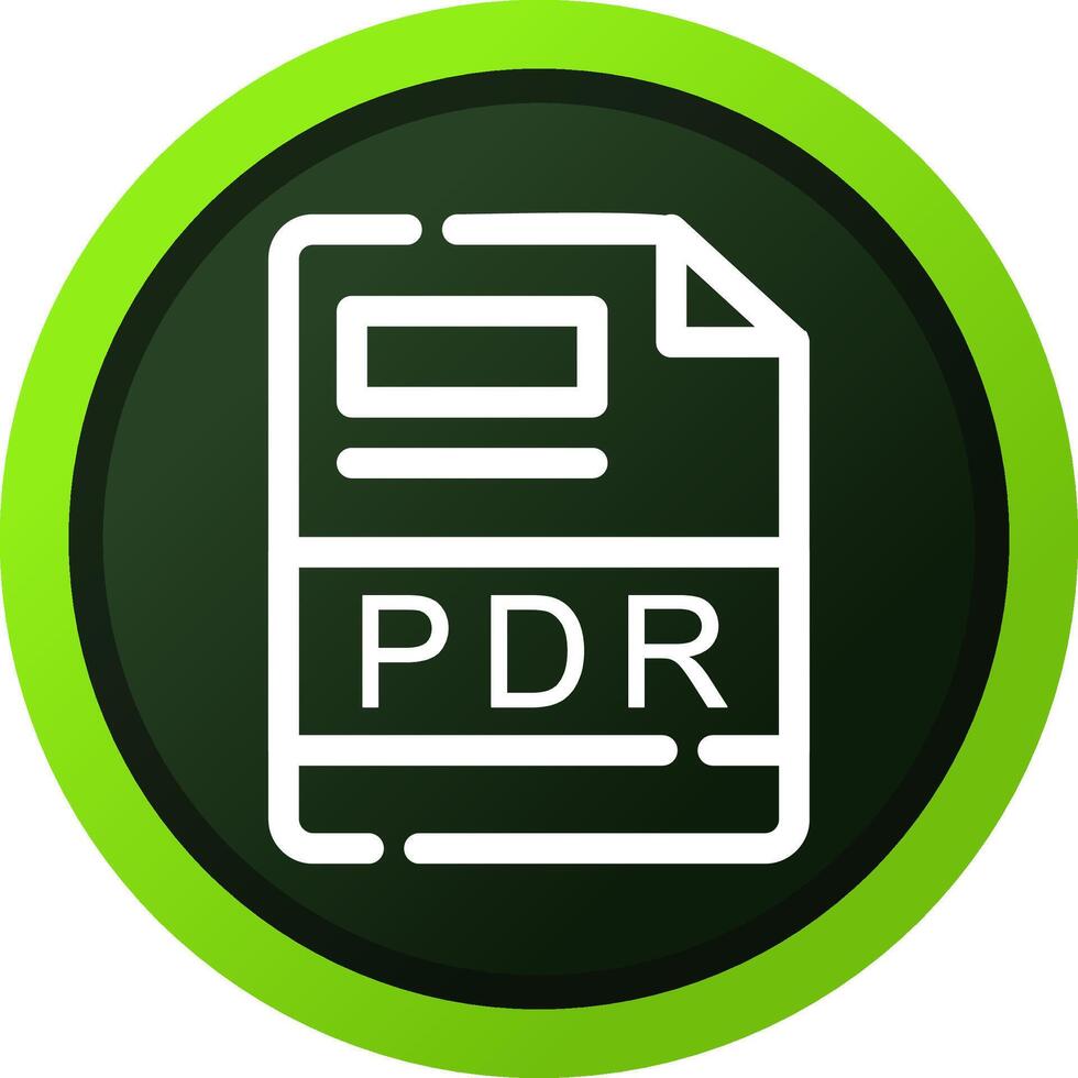 pdr kreativ Symbol Design vektor