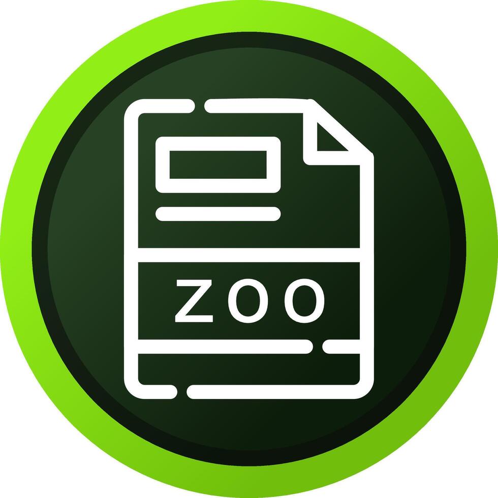 Zoo kreativ ikon design vektor