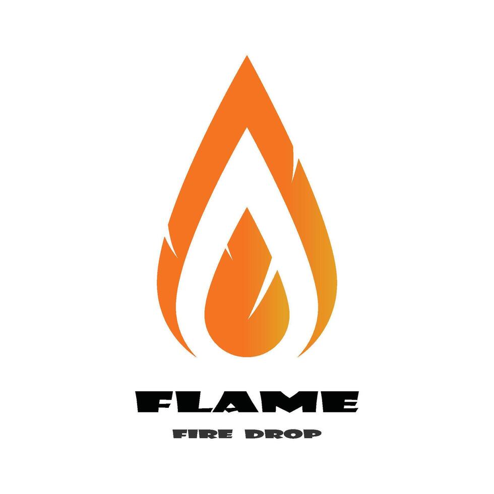 Feuer Flamme Logo Vorlage Vektor Icon Öl, Gas und Energie-Logo-Konzept